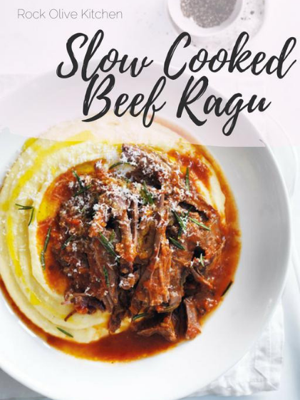 Slow Cooked Beef Ragu – Rock Olive