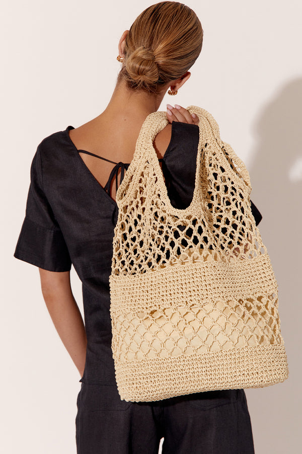 Open Weave Tote Bag