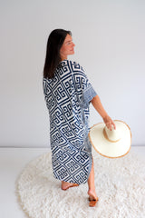 Long Kaftan In Corinthian Coast