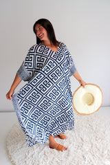 Long Kaftan In Corinthian Coast