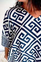 Long Kaftan In Corinthian Coast