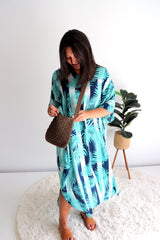 Capri Crochet Cross Body Bag in Chocolate