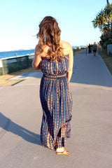 Daytripper Maxi Dress In Choc Navy