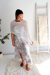 Daytripper Tube Maxi Dress In Tan Animal