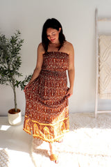 Daytripper Tube Maxi Dress In Temple
