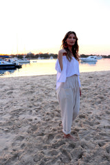 Dream Pant in LUX Cotton Sand