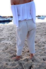 Dream Pant in LUX Cotton Sand