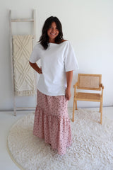 Manhattan Cotton Tee in White