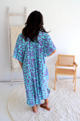 Lux Muu Muu in Ibiza Blue/Purple