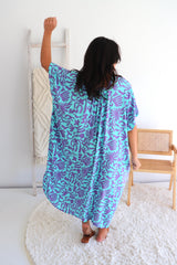 Lux Muu Muu in Ibiza Blue/Purple
