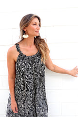 Celine Maxi Dress In Fossil Cream