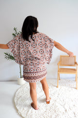 Ultimate Short Beach Dress In Mosaic Earth