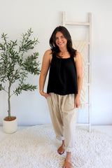 Vienna Top in Black