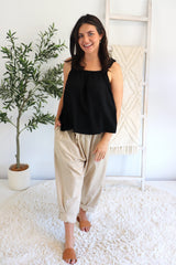 Vienna Top in Black