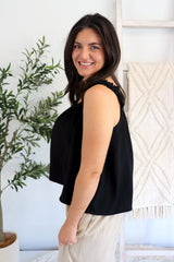 Vienna Top in Black
