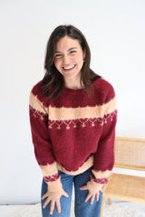 Minnesota Sweater in Berry