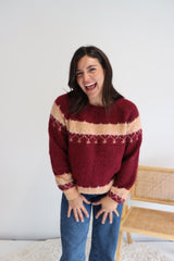 Minnesota Sweater in Berry