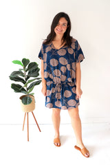 Ultimate Short Beach Dress In Blue Tea