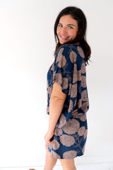 Ultimate Short Beach Dress In Blue Tea
