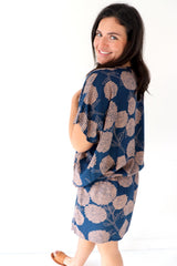 Ultimate Short Beach Dress In Blue Tea