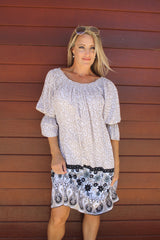 Laguna Dress in Taupe Fern