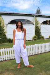 Dream Pant in LUX Cotton White