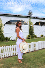 Dream Pant in LUX Cotton White