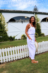 Dream Pant in LUX Cotton White