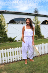 Dream Pant in LUX Cotton White