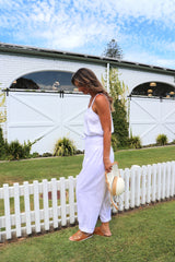 Dream Pant in LUX Cotton White