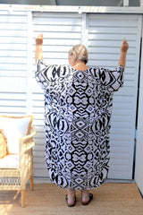 Black & White Long Kaftan