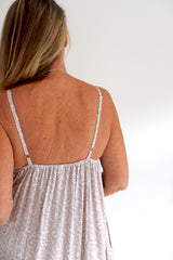 Oasis Dress in Taupe Fern