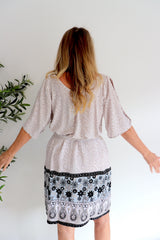 Getaway Dress Taupe Fern