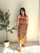 Daytripper Tube Maxi Dress In Temple