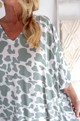 Long Kaftan Cloud in Sage
