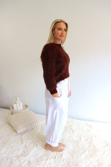 Dream Pant in LUX Cotton White