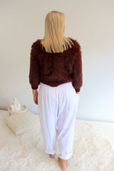 Dream Pant in LUX Cotton White