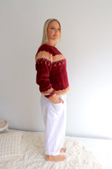 Minnesota Sweater in Berry