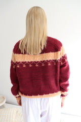 Minnesota Sweater in Berry