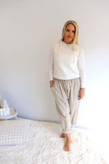 Dream Pant in LUX Cotton Sand