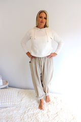 Dream Pant in LUX Cotton Sand