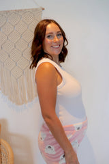 Basic Rib Singlet Top