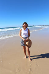 Ripple Effect Mini Skirt in Faith