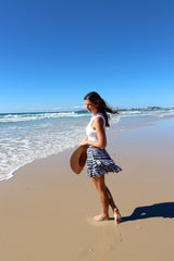 Ripple Effect Mini Skirt in Faith