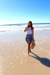 Ripple Effect Mini Skirt in Faith