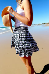 Ripple Effect Mini Skirt in Faith