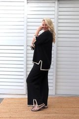 Elodie Knit Set in Chocolate