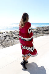 Keys Long Sleeve Maxi