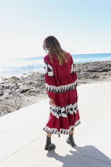 Keys Long Sleeve Maxi