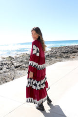 Keys Long Sleeve Maxi